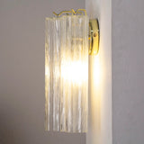 Murano Clear Tronchi Wall Sconces – Set of 2 - Bellavé Studio