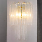 Murano Clear Tronchi Wall Sconces – Set of 2 - Bellavé Studio