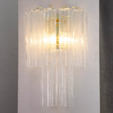 Murano Clear Tronchi Wall Sconces – Set of 2 - Bellavé Studio