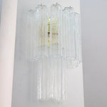 Murano Clear Tronchi Wall Sconces – Set of 2 - Bellavé Studio