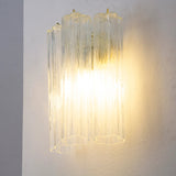 Murano Clear Tronchi Wall Sconces – Set of 2 - Bellavé Studio