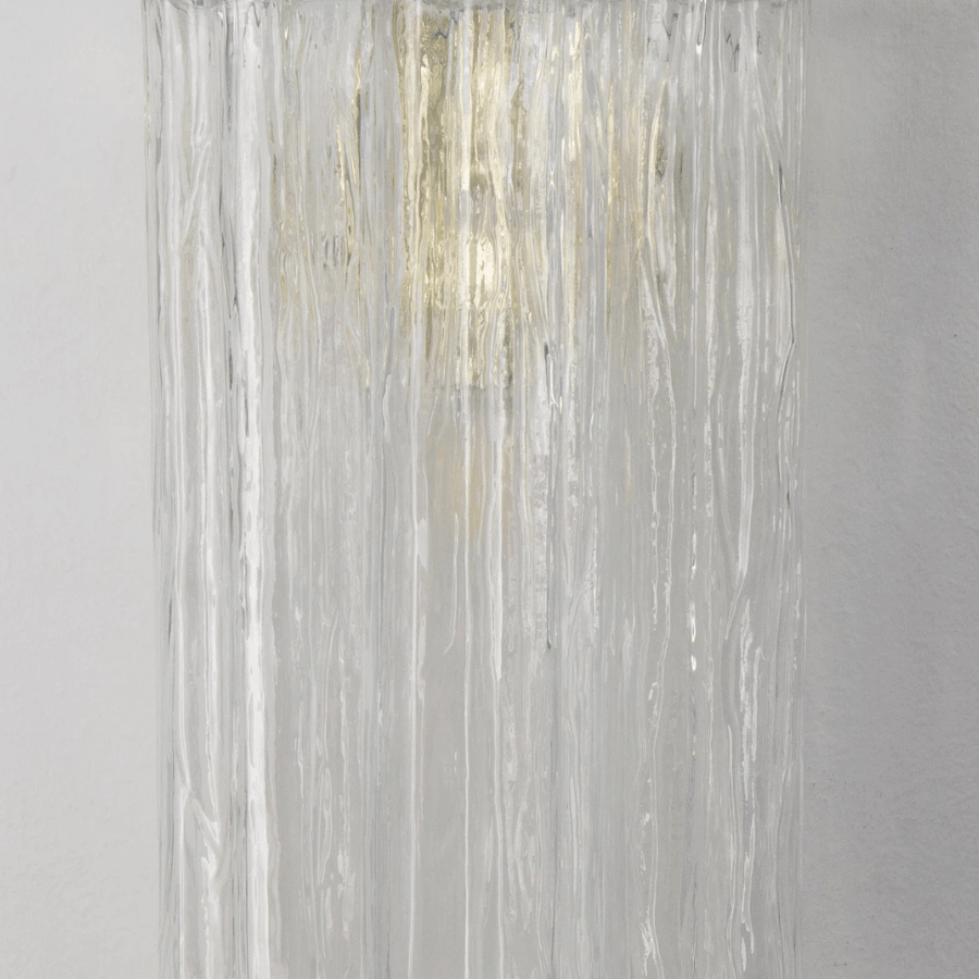 Murano Clear Tronchi Wall Sconces – Set of 2 - Bellavé Studio