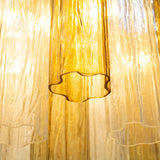 Murano Crystal and Smoke Tronchi Chandelier Ø53 - 24 Tubes - Bellavé Studio