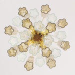Murano Crystal and Smoke Tronchi Chandelier Ø53 - 24 Tubes - Bellavé Studio