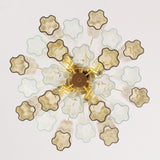 Murano Crystal and Smoke Tronchi Chandelier Ø53 - 24 Tubes - Bellavé Studio