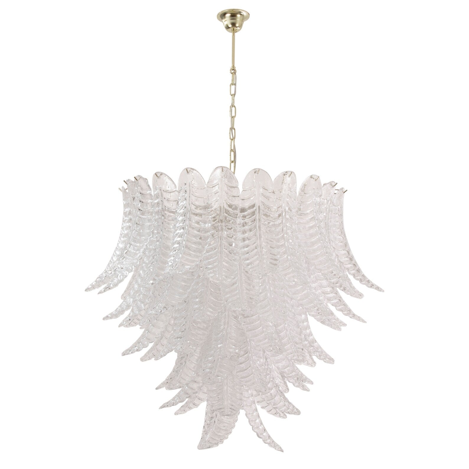 Murano Crystal Foglie Chandelier Ø95 - Bellavé Studio
