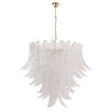 Murano Crystal Foglie Chandelier Ø95 - Bellavé Studio