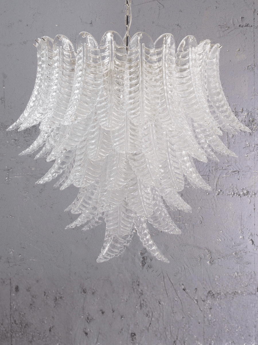 Murano Crystal Foglie Chandelier Ø95 - Bellavé Studio