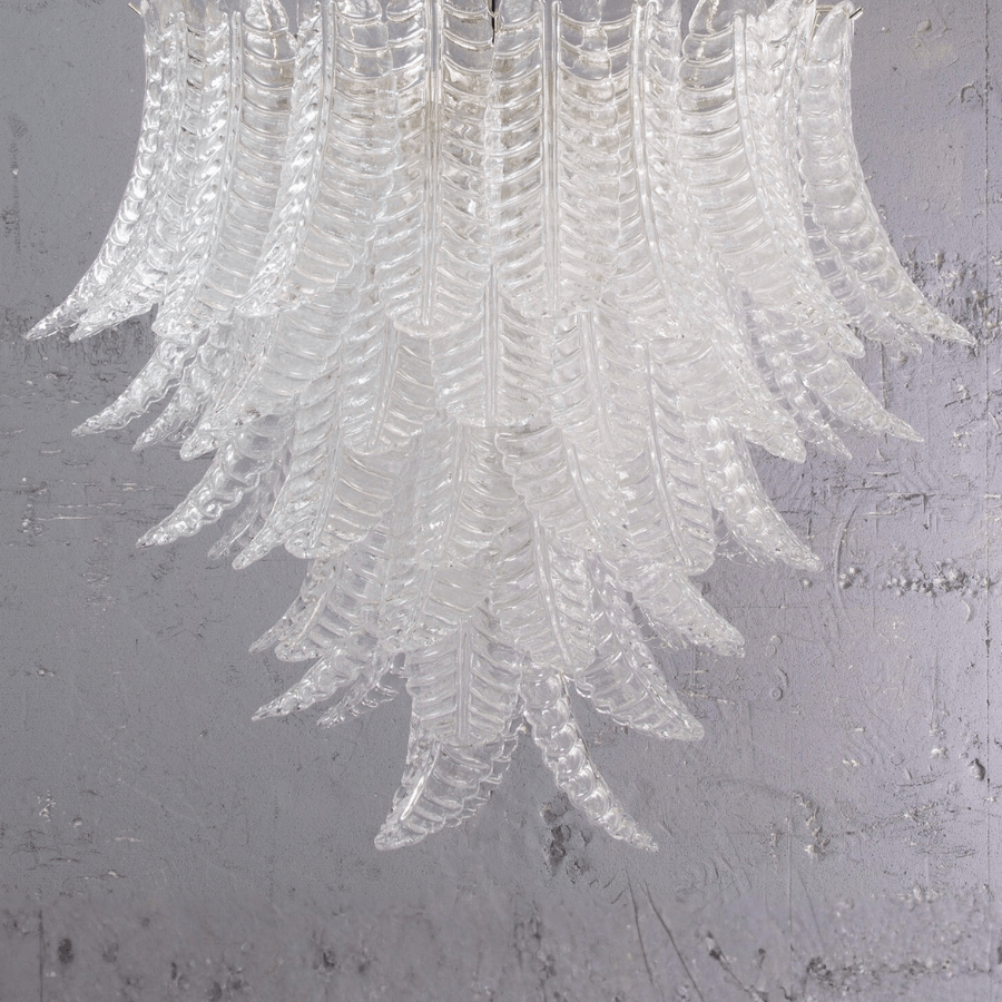 Murano Crystal Foglie Chandelier Ø95 - Bellavé Studio