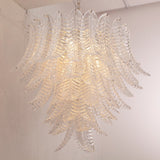 Murano Crystal Foglie Chandelier Ø95 - Bellavé Studio