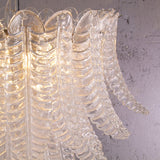 Murano Crystal Foglie Chandelier Ø95 - Bellavé Studio