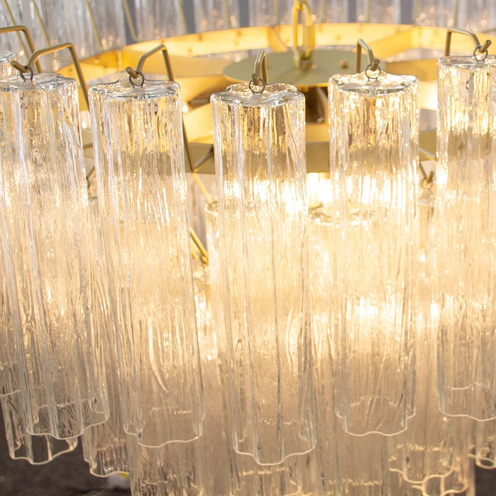 Murano Crystal Tronchi Chandelier Ø105 - Bellavé Studio