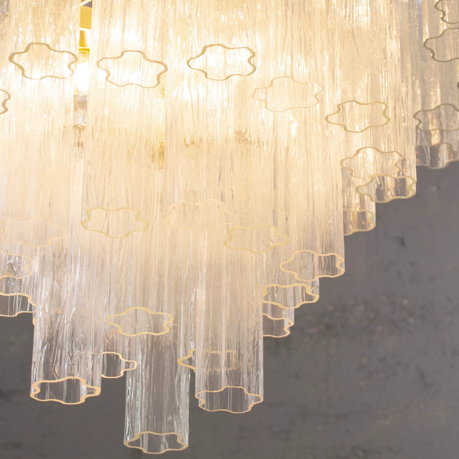 Murano Crystal Tronchi Chandelier Ø105 - Bellavé Studio