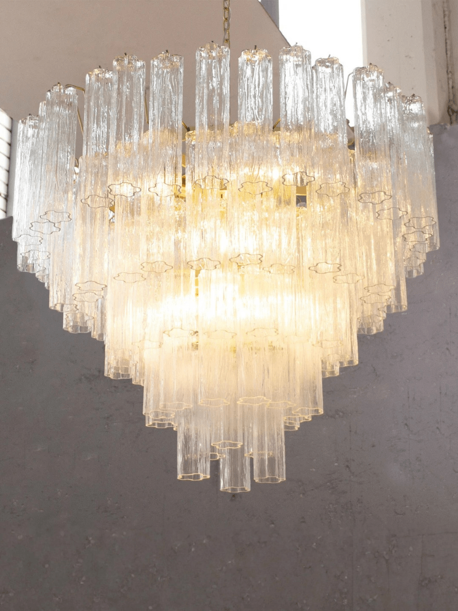Murano Crystal Tronchi Chandelier Ø105 - Bellavé Studio