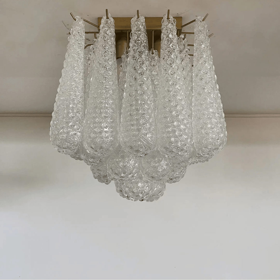 Murano Drop Ceiling Light 32 Glasses - Bellavé Studio
