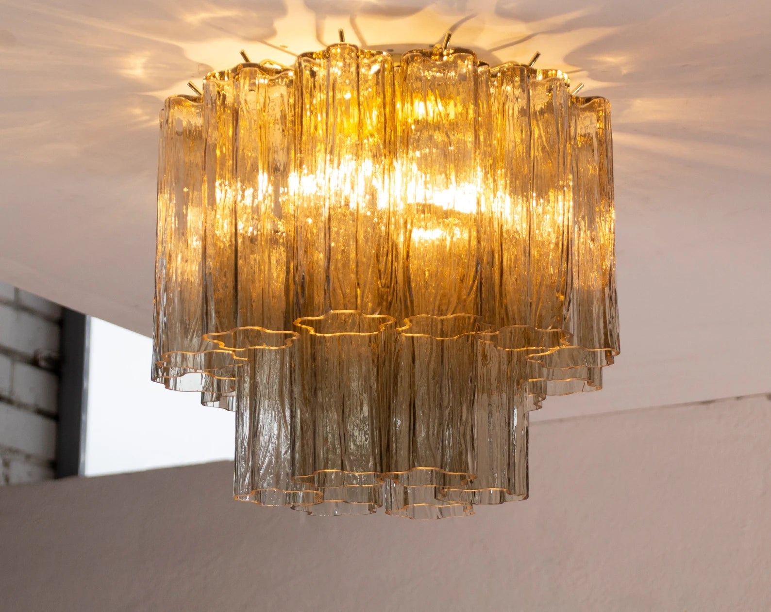 Murano Fume Tronchi Taklampe - Bellavé Studio