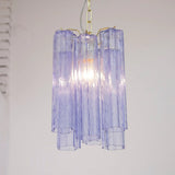 Murano Indaco Tronchi Chandelier Ø24 - 6 Tubes - Bellavé Studio