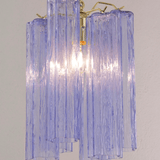 Murano Indaco Tronchi Chandelier Ø24 - 6 Tubes - Bellavé Studio