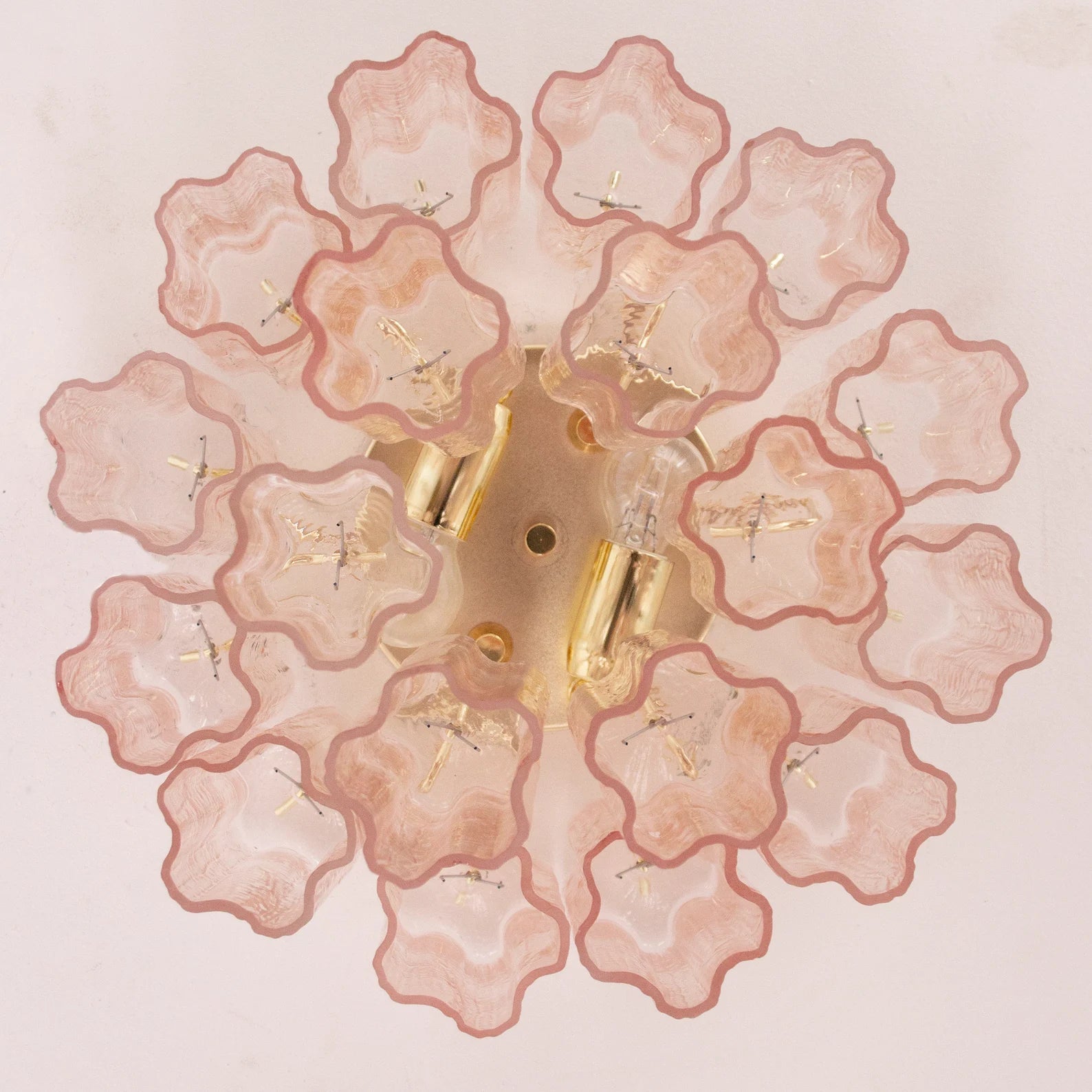 Murano Light Pink Tronchi Taklampe - Bellavé Studio