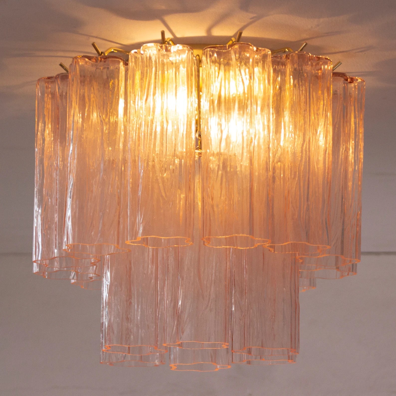 Murano Light Pink Tronchi Taklampe - Bellavé Studio