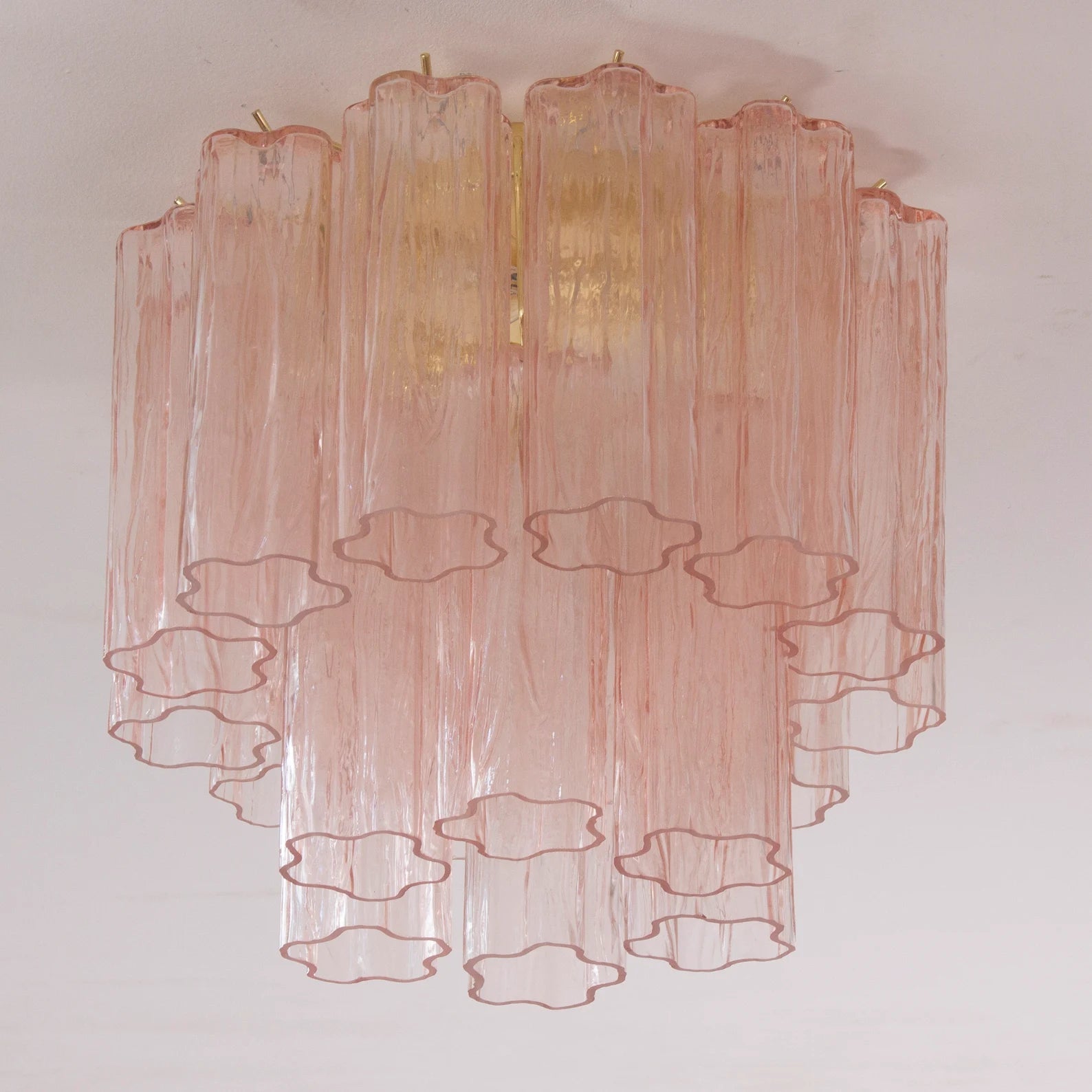 Murano Light Pink Tronchi Taklampe - Bellavé Studio