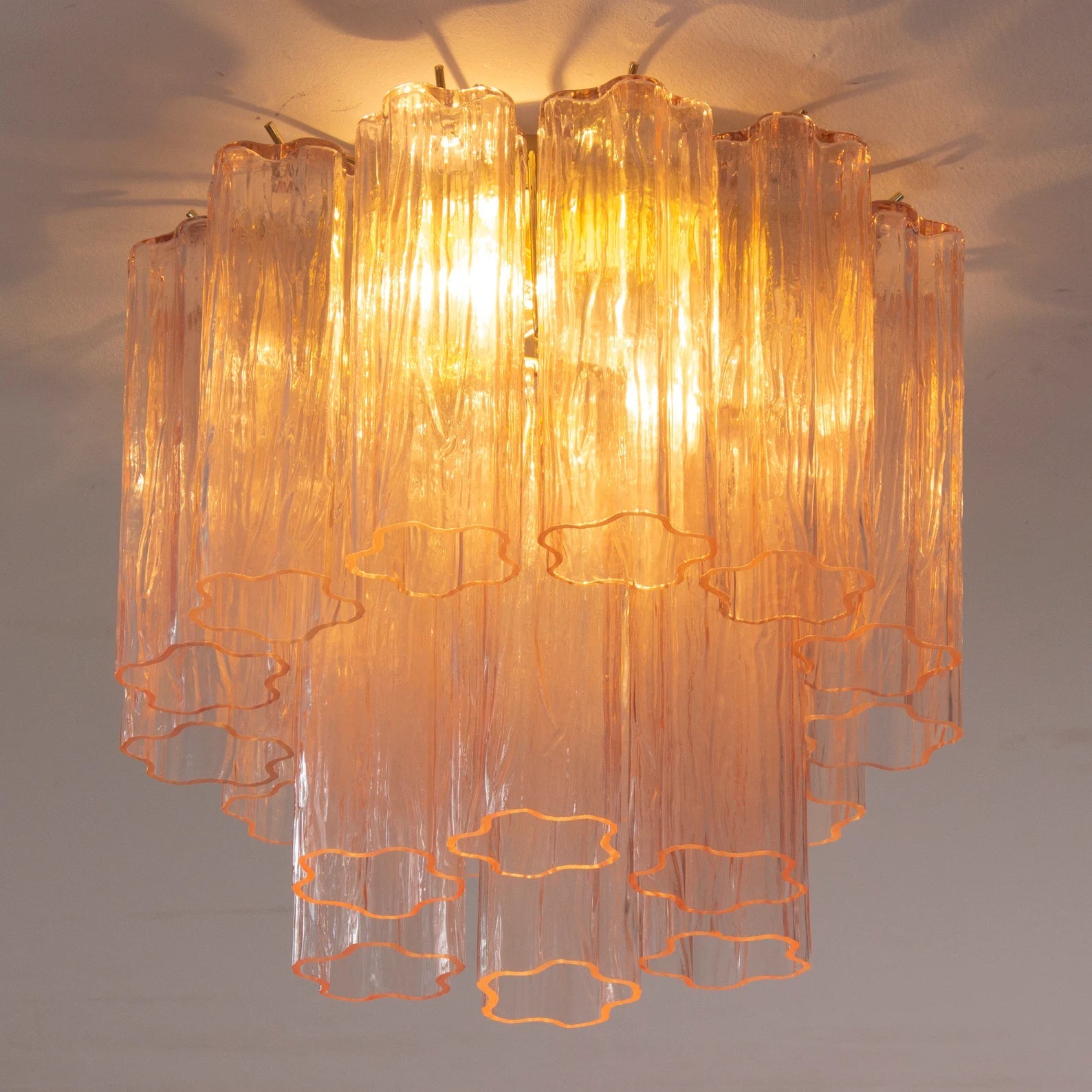 Murano Light Pink Tronchi Taklampe - Bellavé Studio