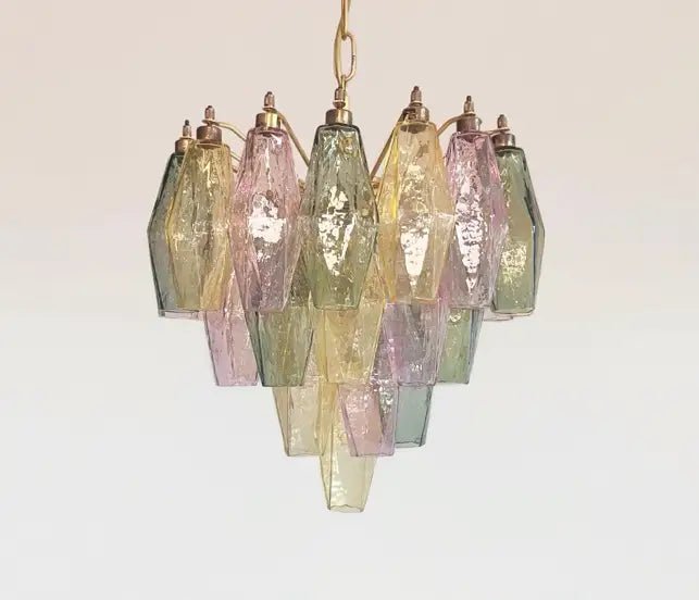 Murano Multi Poliedri Chandelier 35 cm - Bellavé Studio