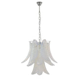 Murano Opal Foglie Chandelier Ø50 Opal - Bellavé Studio