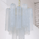 Murano Opal Tronchi Chandelier Ø36 - 15 Tubes - Bellavé Studio