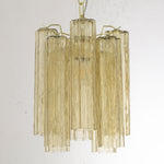 Murano Pagliesco Tronchi Chandelier Ø28 - 8 Tubes - Bellavé Studio