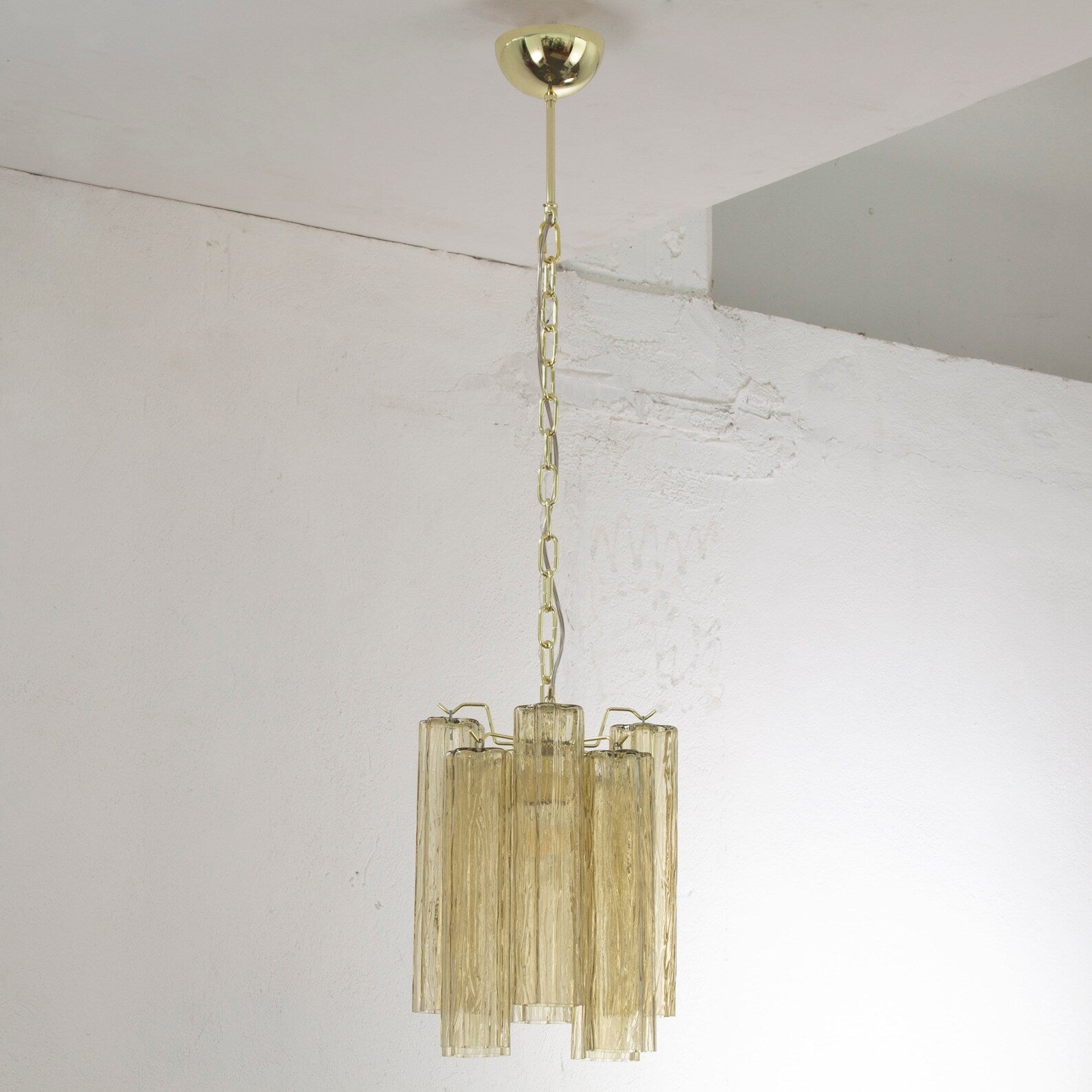 Murano Pagliesco Tronchi Chandelier Ø28 - 8 Tubes - Bellavé Studio