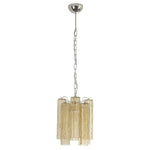Murano Pagliesco Tronchi Chandelier Ø28 - 8 Tubes - Bellavé Studio