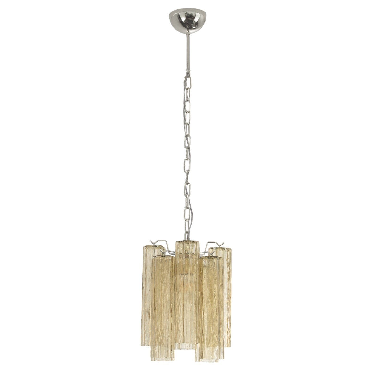 Murano Pagliesco Tronchi Chandelier Ø28 - 8 Tubes - Bellavé Studio