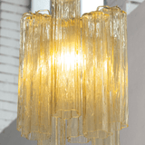 Murano Pagliesco Tronchi Chandelier Ø28 - 8 Tubes - Bellavé Studio