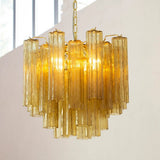 Murano Pagliesco Tronchi Chandelier Ø53 - 24 Tubes - Bellavé Studio