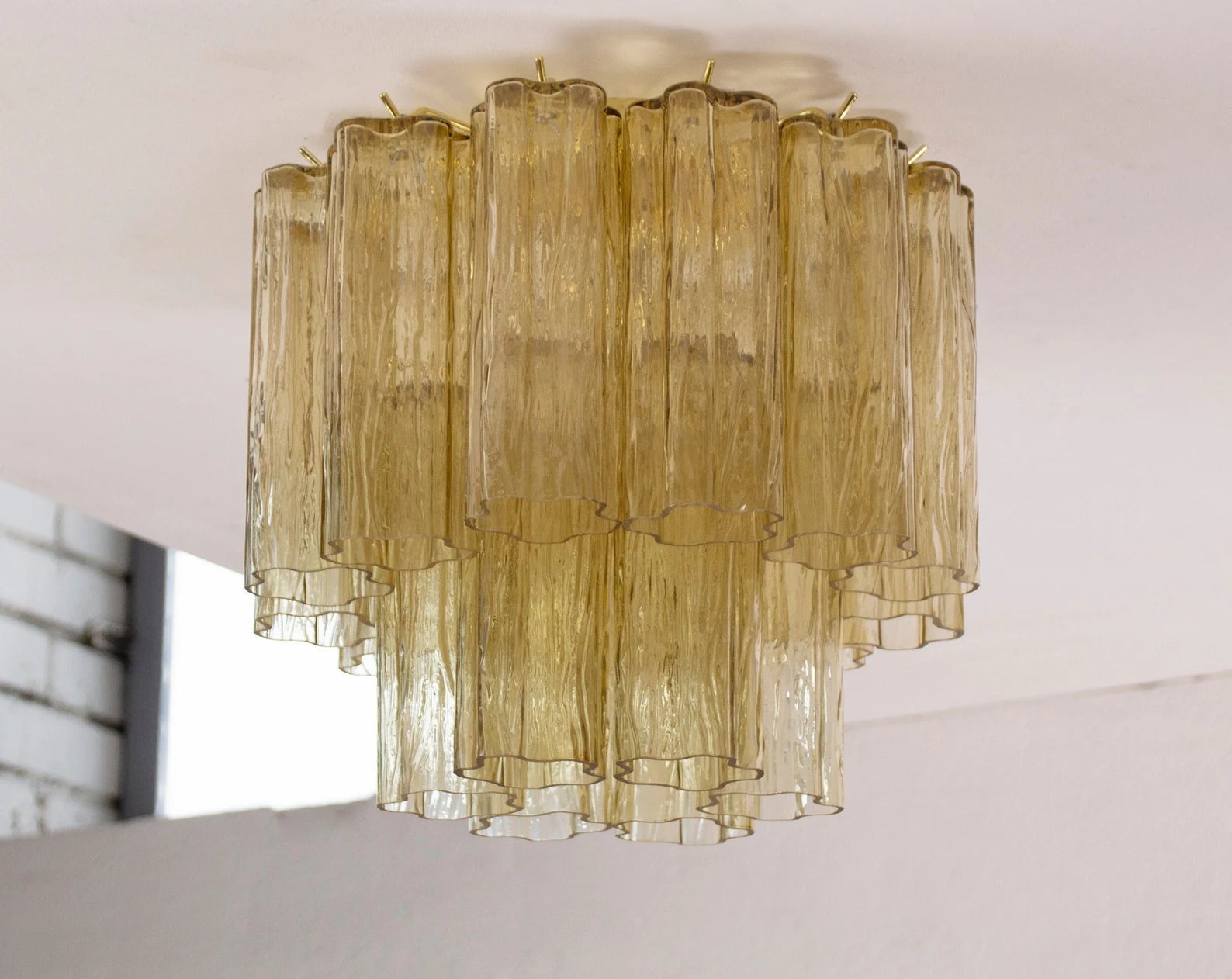 Murano Pagliesco Tronchi Taklampe - Bellavé Studio