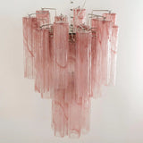 Murano Pink Alabaster Tronchi Chandelier Ø36 - 15 Tubes - Bellavé Studio