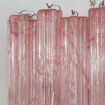 Murano Pink Alabaster Tronchi Chandelier Ø65 - 48 Tubes - Bellavé Studio