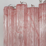 Murano Pink Alabaster Tronchi Chandelier Ø65 - 48 Tubes - Bellavé Studio