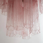 Murano Pink Alabaster Tronchi Chandelier Ø65 - 48 Tubes - Bellavé Studio