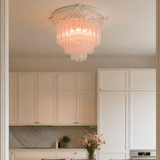 Murano Pink Tronchi Ceiling Light Ø50 – 36 Tubes - Bellavé Studio