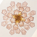 Murano Pink Tronchi Chandelier Ø53 - 24 Tubes - Bellavé Studio
