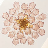 Murano Pink Tronchi Chandelier Ø53 - 24 Tubes - Bellavé Studio