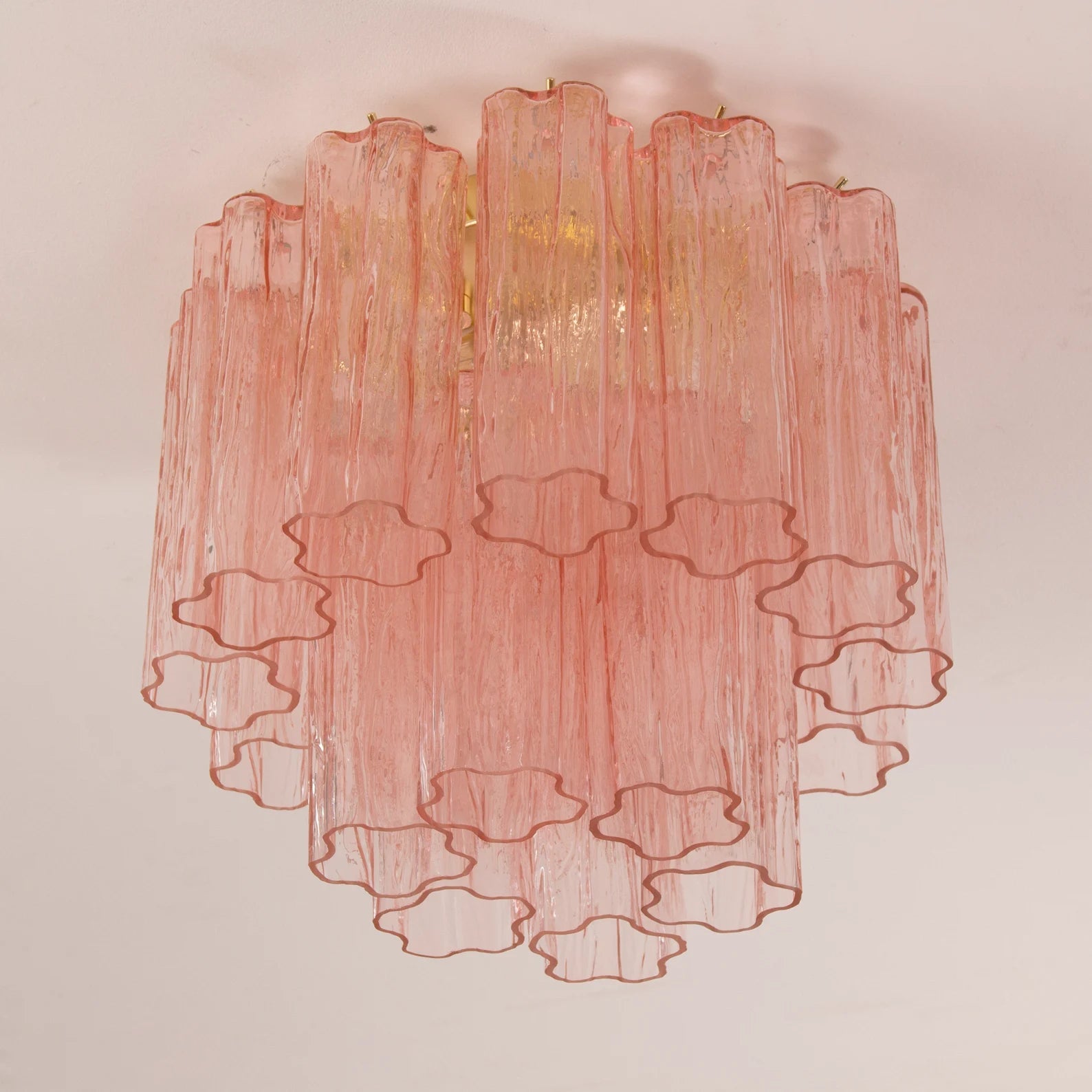 Murano Pink Tronchi Taklampe - Bellavé Studio