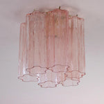 Murano Pink Tronchi Taklampe - 6 Tubes - Bellavé Studio