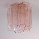 Murano Pink Tronchi Taklampe - 6 Tubes - Bellavé Studio