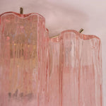 Murano Pink Tronchi Taklampe - 6 Tubes - Bellavé Studio