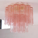 Murano Pink Tronchi Taklampe - Bellavé Studio