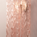 Murano Pink Tronchi Wall Sconces – Set of 2 - Bellavé Studio