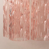Murano Pink Tronchi Wall Sconces – Set of 2 - Bellavé Studio
